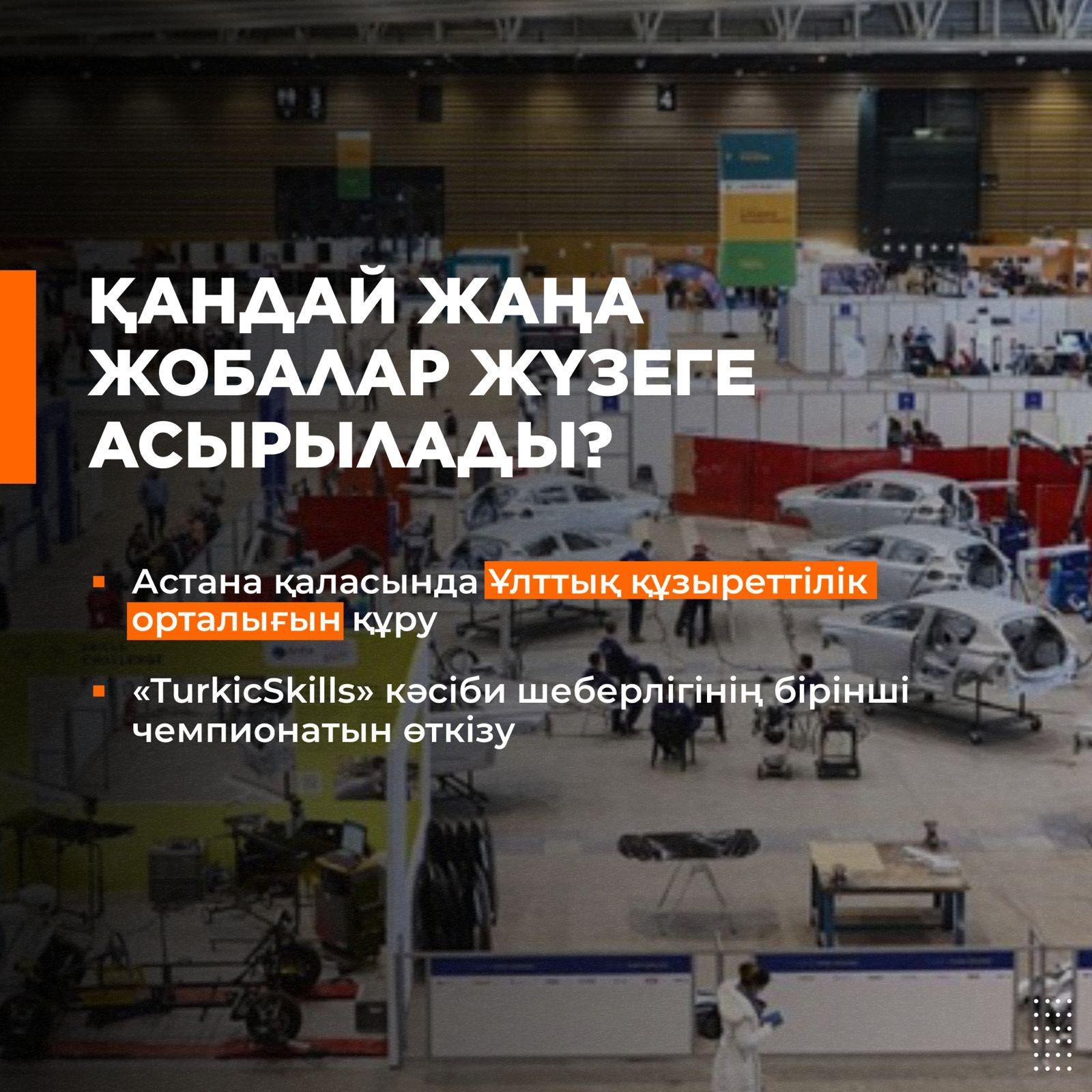 ҚАНДАЙ ЖАҢА ЖОБАЛАР ЖҮЗЕГЕ АСЫРЫЛАДЫ?                     КАКИЕ НОВЫЕ ПРОЕКТЫ БУДУТ РЕАЛИЗОВАНЫ?