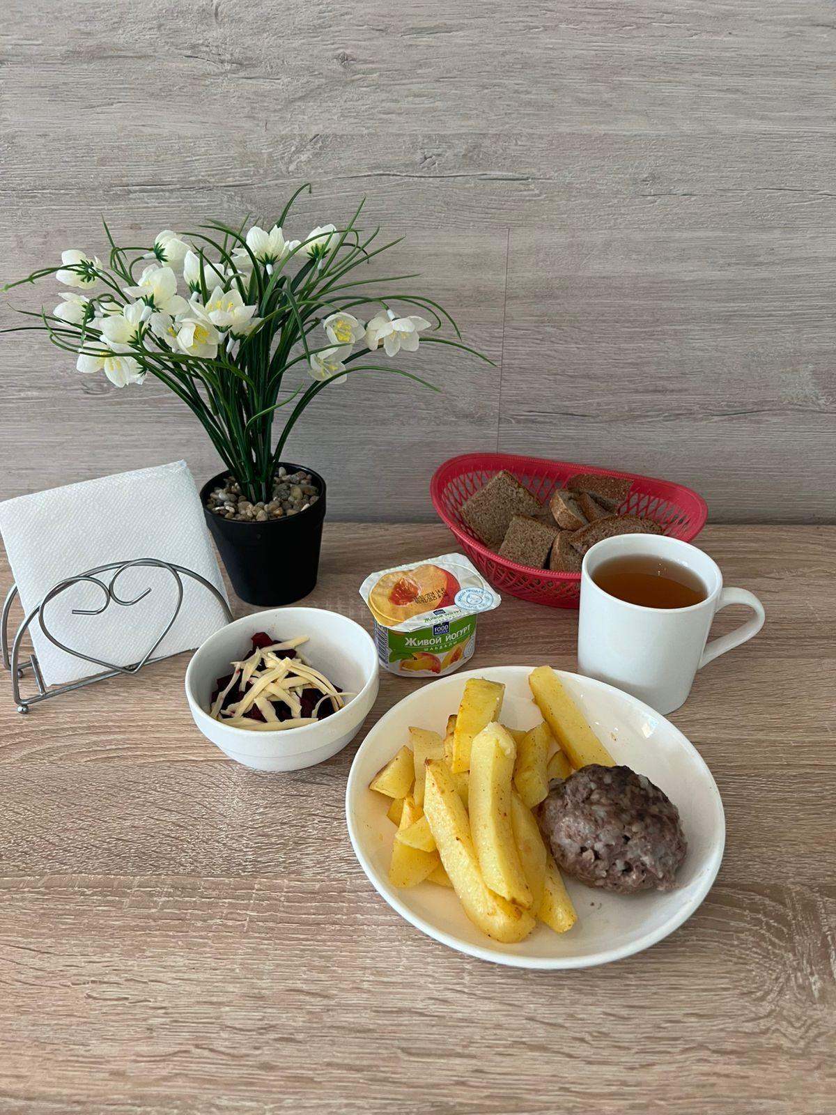 1-апта мәзірі, дүйсенбі Меню 1 неделя, пятница