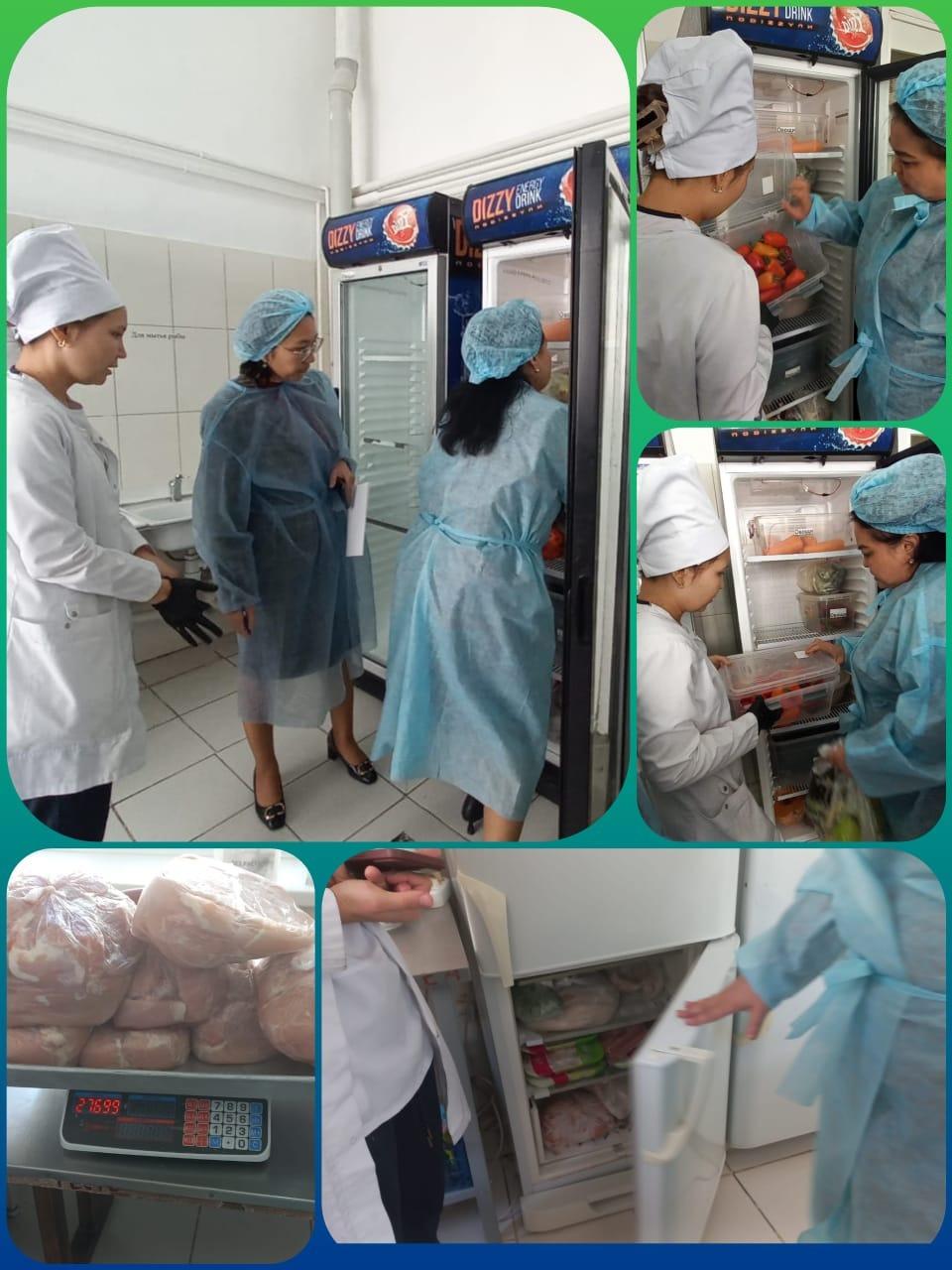 Мектеп асханасын тексеру актісі Акт обследования школьной столовой