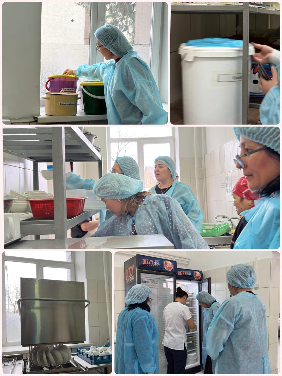 Мектеп асханасын тексеру актісі Акт обследования школьной столовой